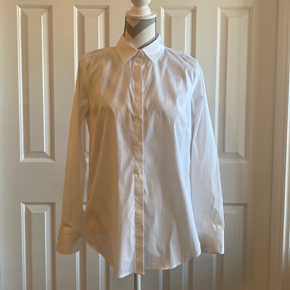 Ann Taylor white button-down.